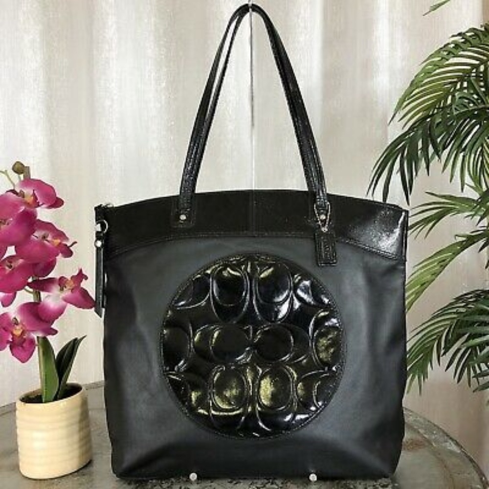 Coach Black Laura Tote